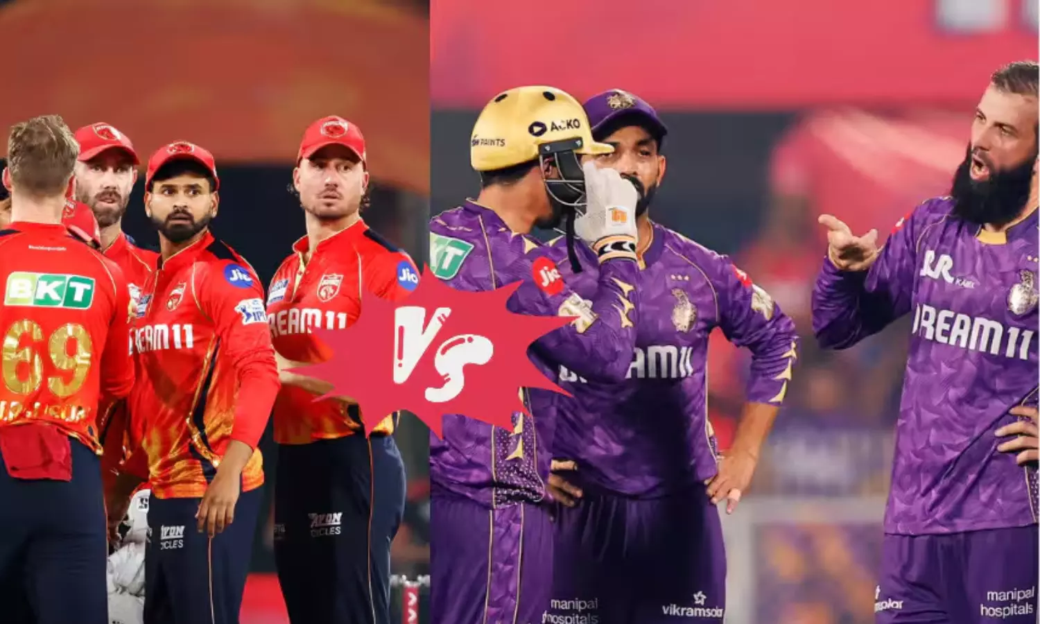 punjab kings, kolkata knight riders, play off,  IPL 2025