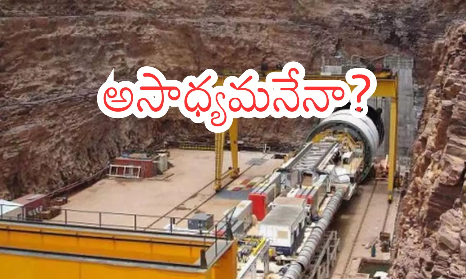 rescue operations, accident, left canal tunnel, srisailam