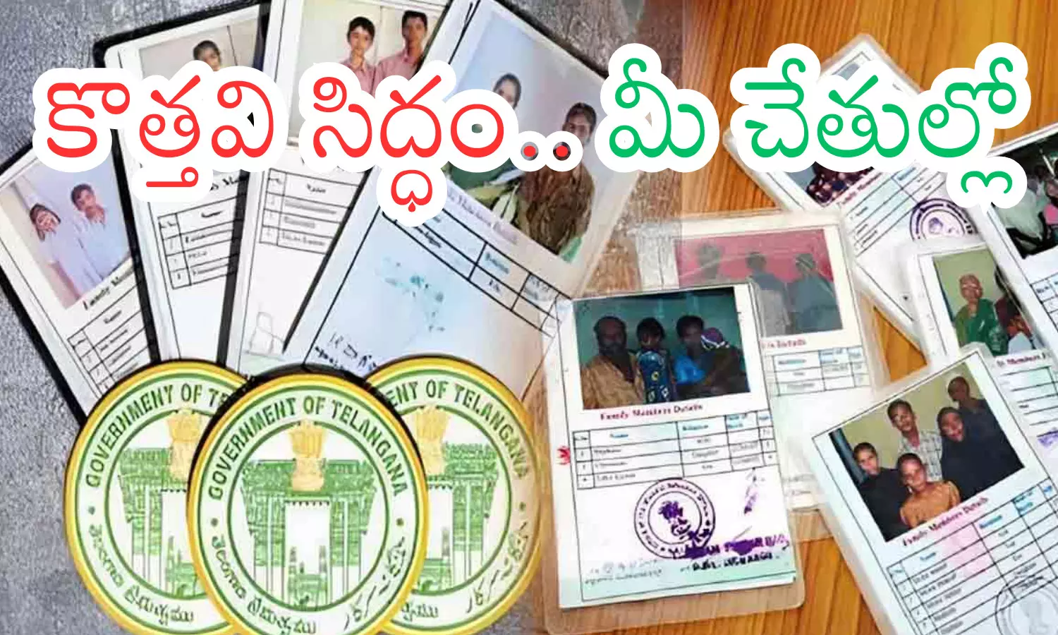 congress government, preparations,  new ration cards,  telangana