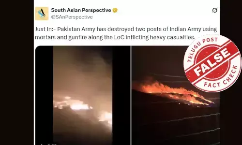 இந்திய ராணுவ நிலைகளை பாகிஸ்தான் அழித்ததாக பரவும் தகவல் உண்மையா?