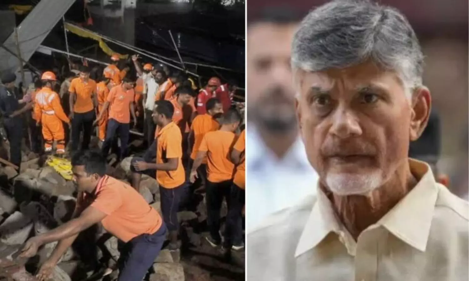 chandrababu, chief minister,accident,  simhachalam