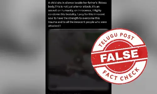 Viral Video of Child Sitting on Dead Body Unrelated to Pahalgam Attack