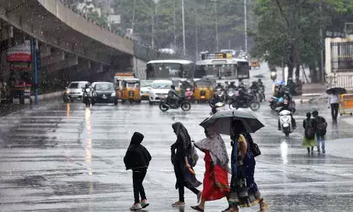 heavy rains, trafic problem, water on roads,  hyderabad