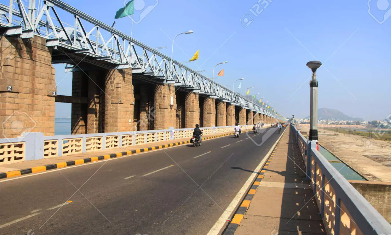 narendra modis visit, prime minister, security arrangements, praksam barage