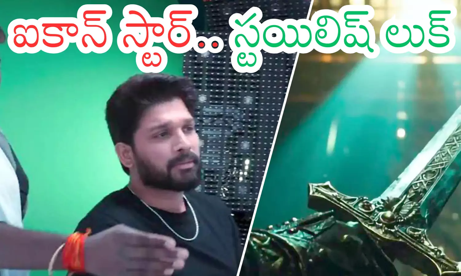 allu arjun, stylish star, new look, tollywood