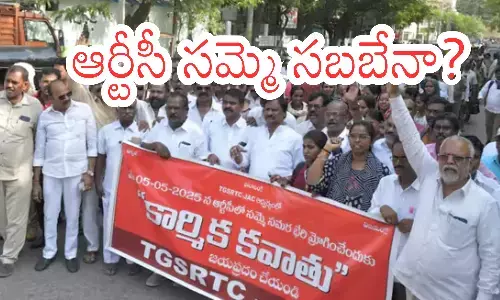 rtc workers, strike, may 7th,  telangana