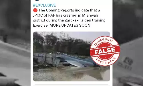 Old Image from China Falsely Shared as Recent Pakistan Air Force Crash