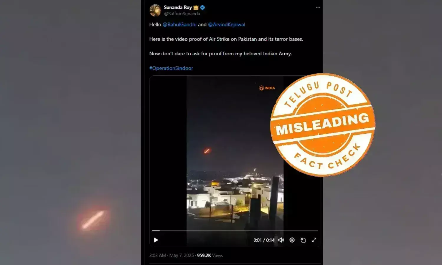 OPERATION SINDOOR INDIA PAK WAR