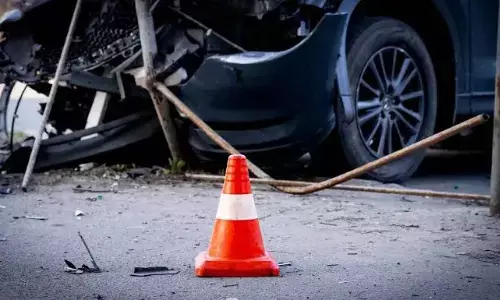 road accident, three people died, hayatnagar, hyderabad