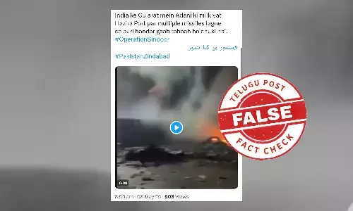 Oil Tanker Explosion Video from 2021 Misrepresented as Attack on Hazira Port by Pakistan