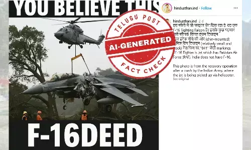 ಫ್ಯಾಕ್ಟ್‌ಚೆಕ್‌: ಭಾರತ- ಪಾಕಿಸ್ತಾನ್‌ ಯುದ್ದದ ಅಪಘಾತದಲ್ಲಿ ಭಾರತೀಯ ಯುದ್ಧನೌಕೆಯನ್ನು ರಕ್ಷಿಸಲಾಗುತ್ತಿದೆ ಎಂದು ಎಐ ಚಿತ್ರ ಹಂಚಿಕೆ