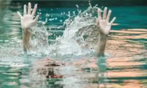 tragedy, five children died , swimming,  kadapa district