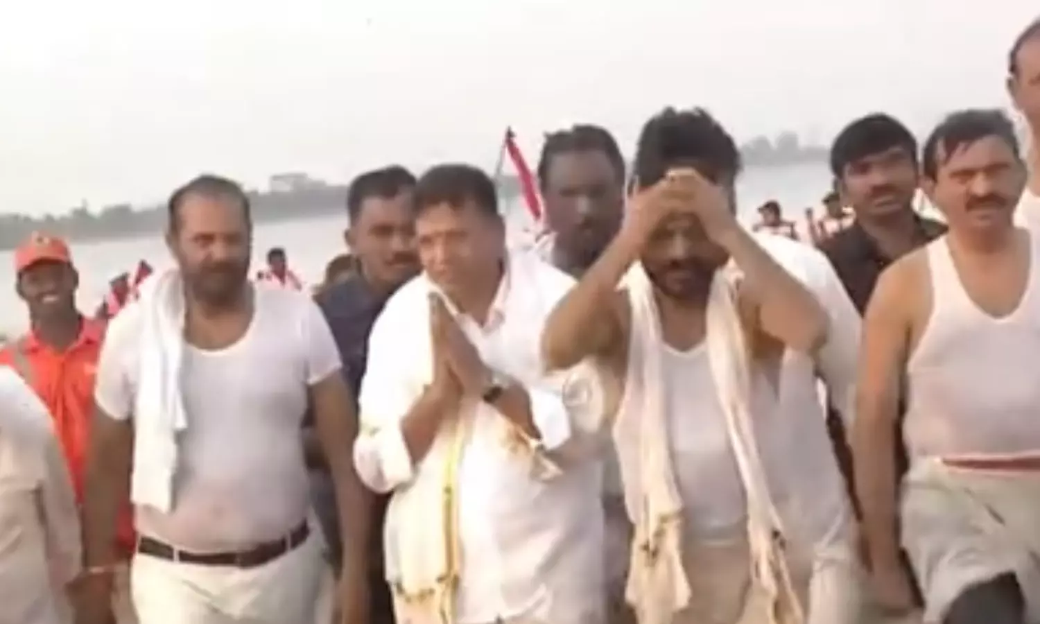 revanth reddy, chief minister,  saraswati pushkaram, telangana