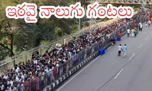 today darsan time in  tirumala, crowd, devotees, sunday