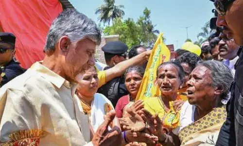 chandrababu, chief minister,  visit,  kuppam constituency