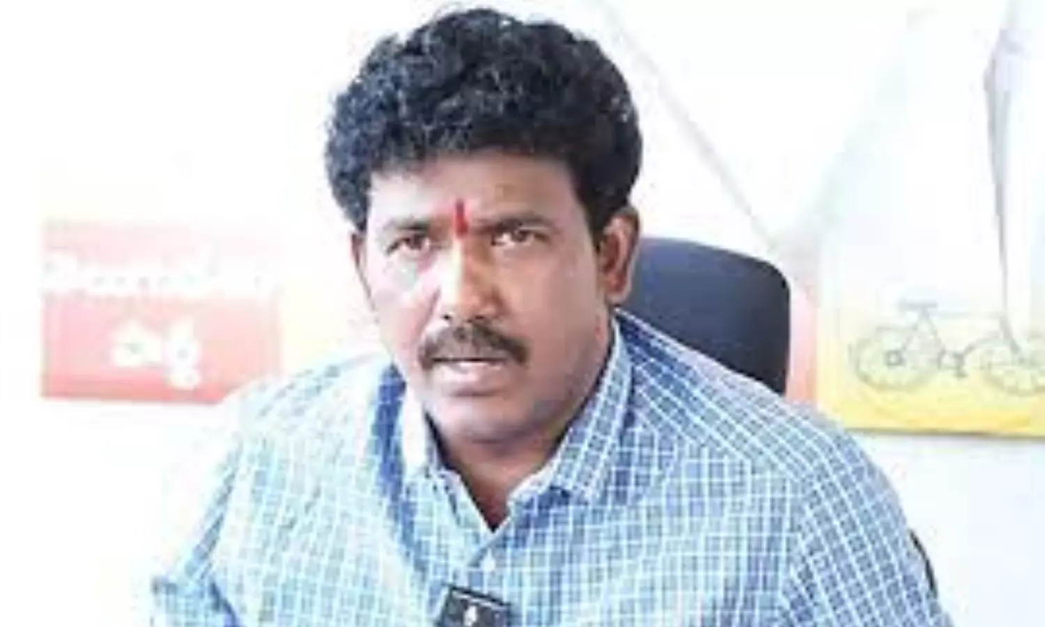 ms raju, mla, madakasira,  jagans photo