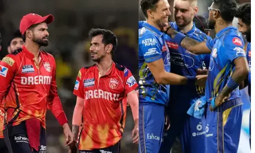 mumbai indians,  punjab kings, play off,  jaipur