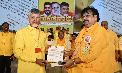 chandrababu naidu, elected, national president,  telugu desam party