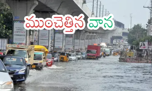 heavy rain, people, difficulties, hyderabad