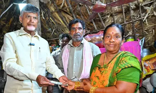 chandrababu, chief minister, pension distribution, ambedkar konaseema district
