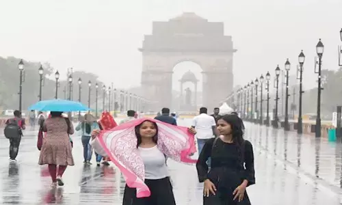 meteorological department, orange alert , heavy rains , delhi