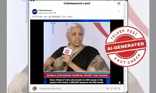 Factcheck: Deepfake Video Falsely Shows Nirmala Sitharaman Endorsing Online Investment Platform
