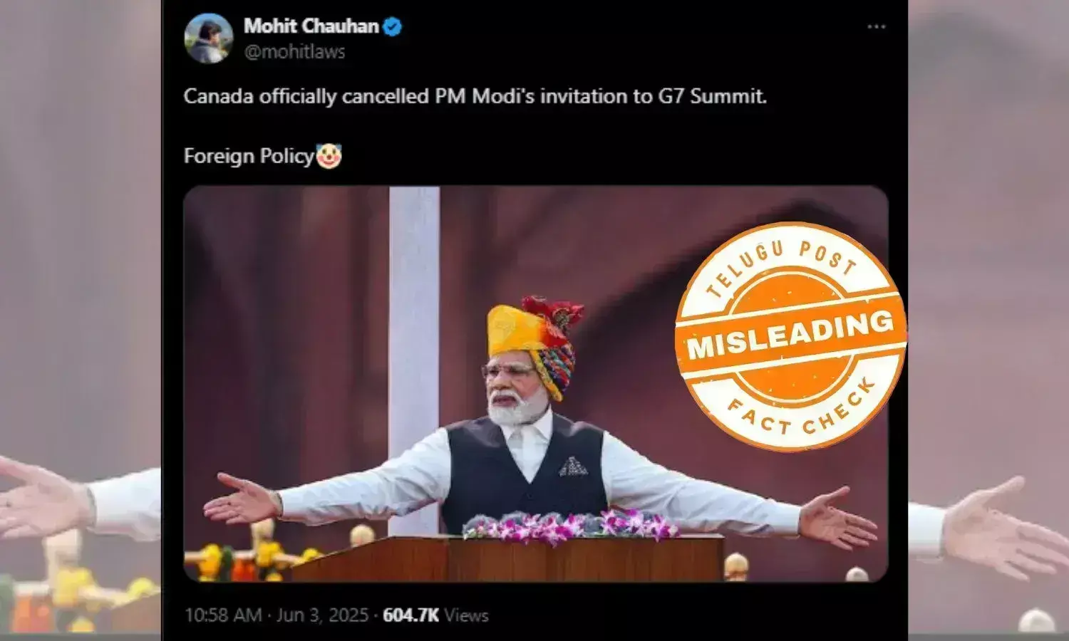 CANADA G7 INDIA PM MODI