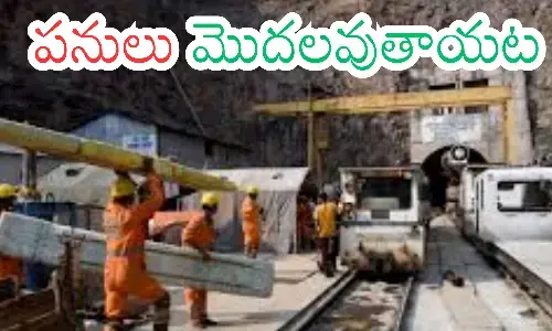 four months, accident, left canal tunnel, srisailam