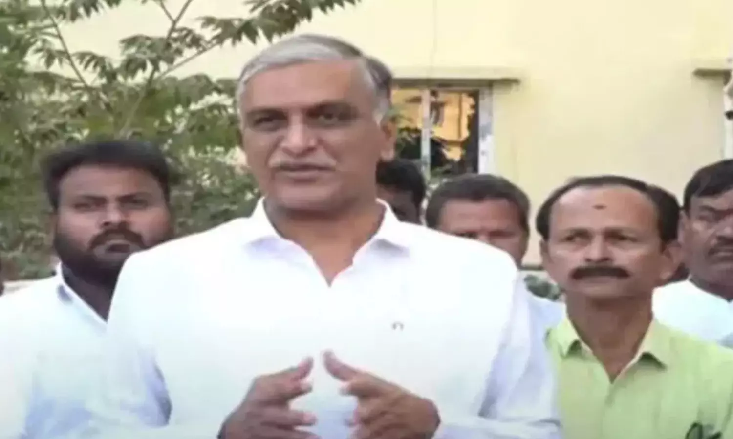 harish rao, brs, appear,  kaleshwaram commission