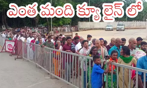 darsan time today in tirumala, rush, devotees, monday