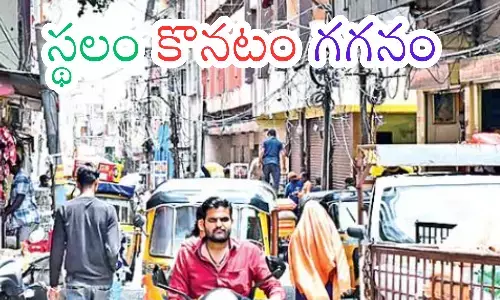 land, prices , not affordable, hyderabad