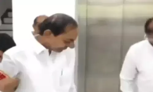 kcr,  left ,  erravelli farm house,  brk bhavan