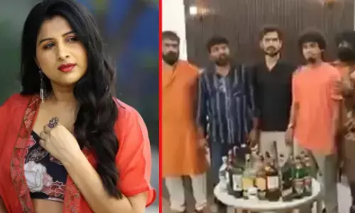 foreign liquor,  marijuana, singer mangli,  birthday celebrations