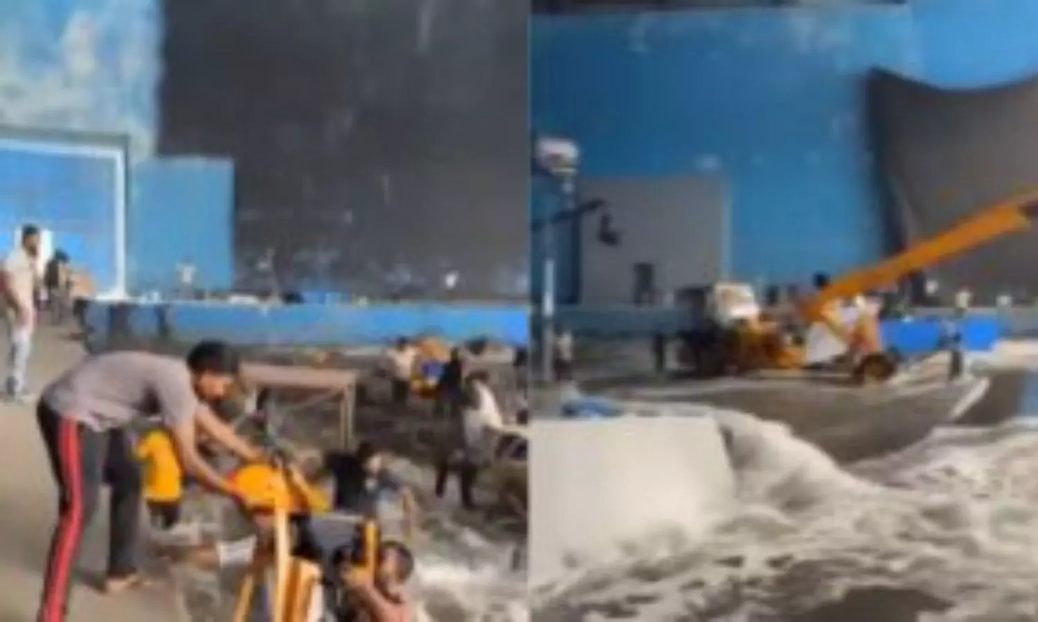 నిఖిల్ సినిమా షూటింగ్ లో సముద్రం సీన్స్ తీస్తుండగా.. భారీ ప్రమాదం