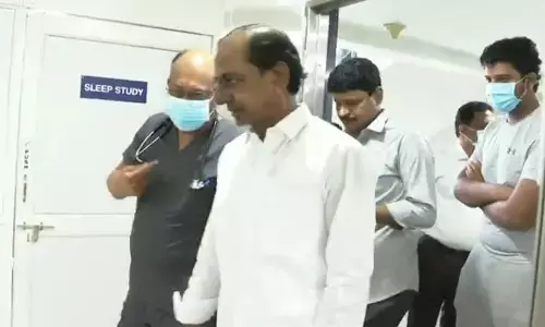 kcr, former chief minister, AIG hospital, check up