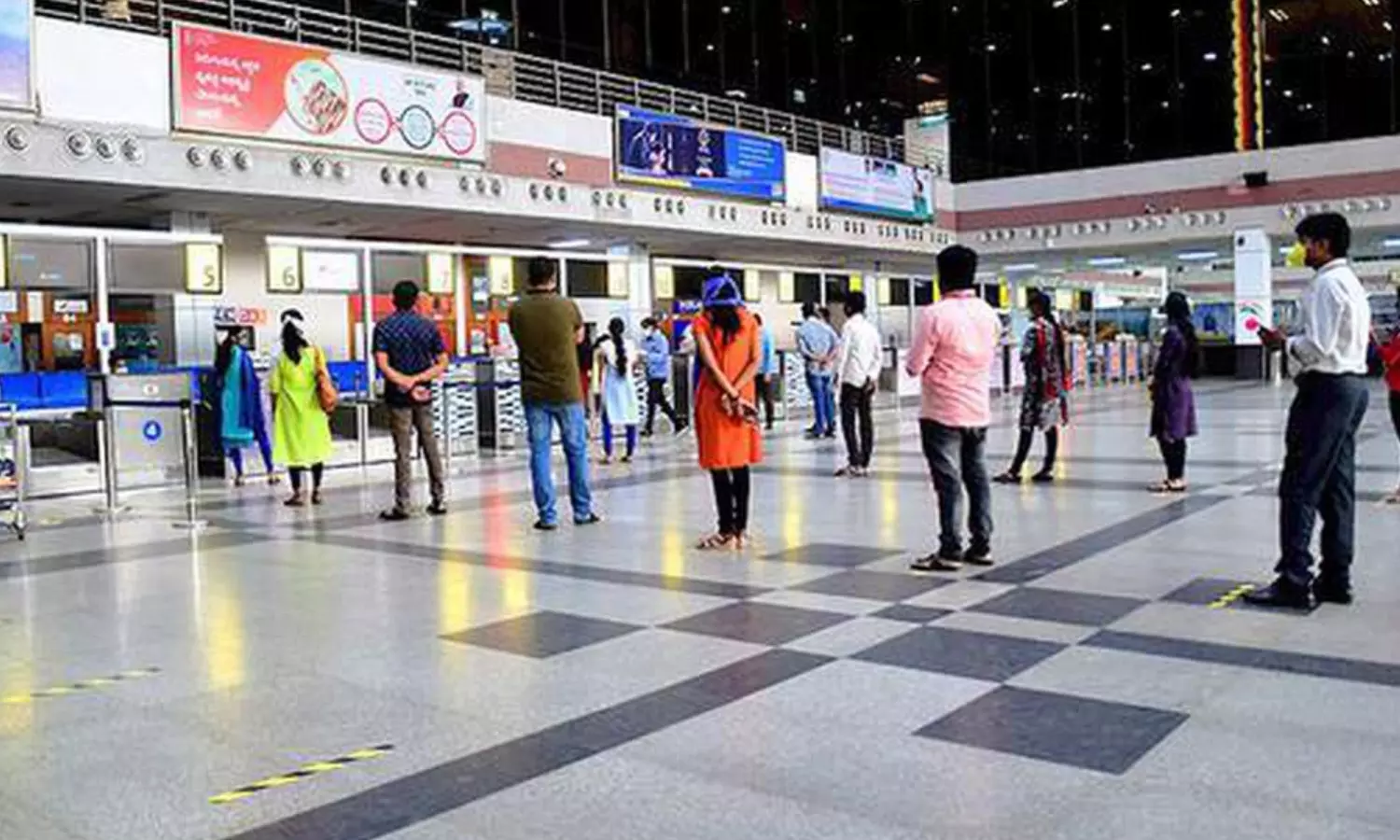 heavy security, arrangements, vips, visakhapatnam airport