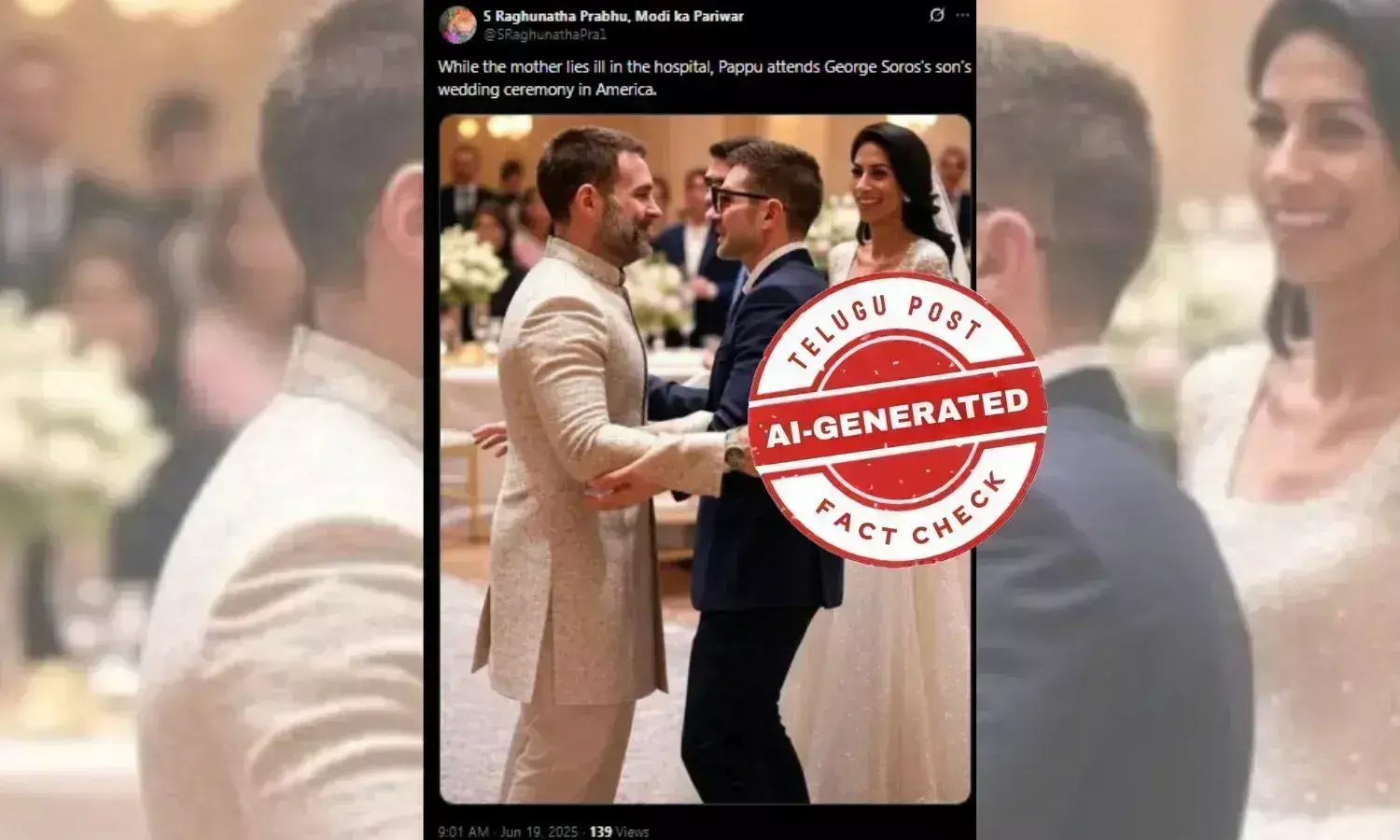 RAHUL GANDHI GEORGE SOROS ALEX SOROS