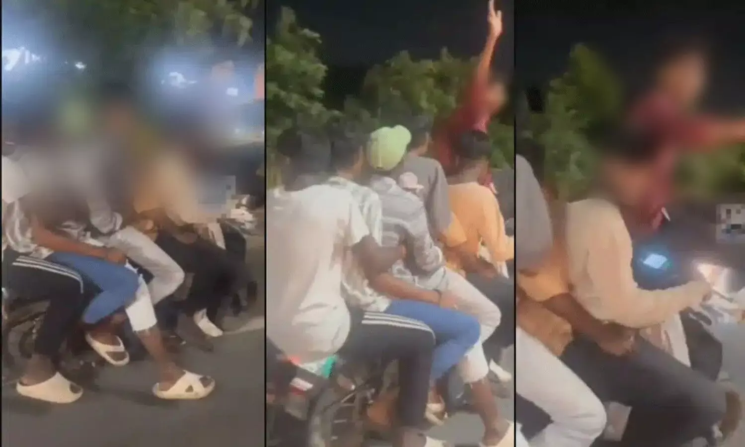 Hyderabad: ఎయిర్ పోర్టు దారిలో అతి చేస్తూ!!