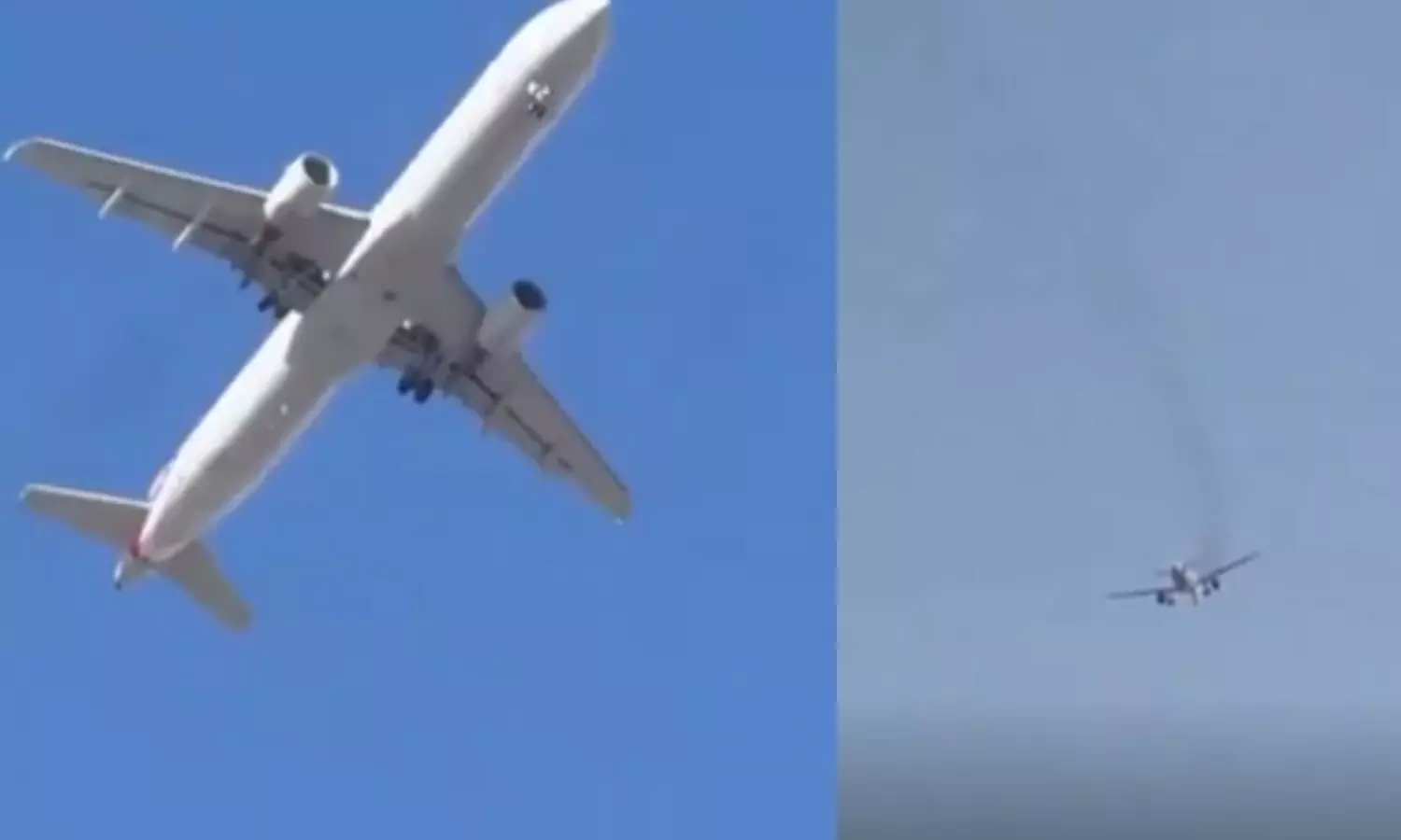 ఆకాశంలో ఇంజన్లో మంటలు రాగానే