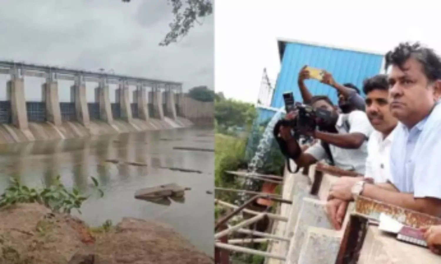 మంజీరా డ్యామ్‌కు పగుళ్లు రాలేదట!