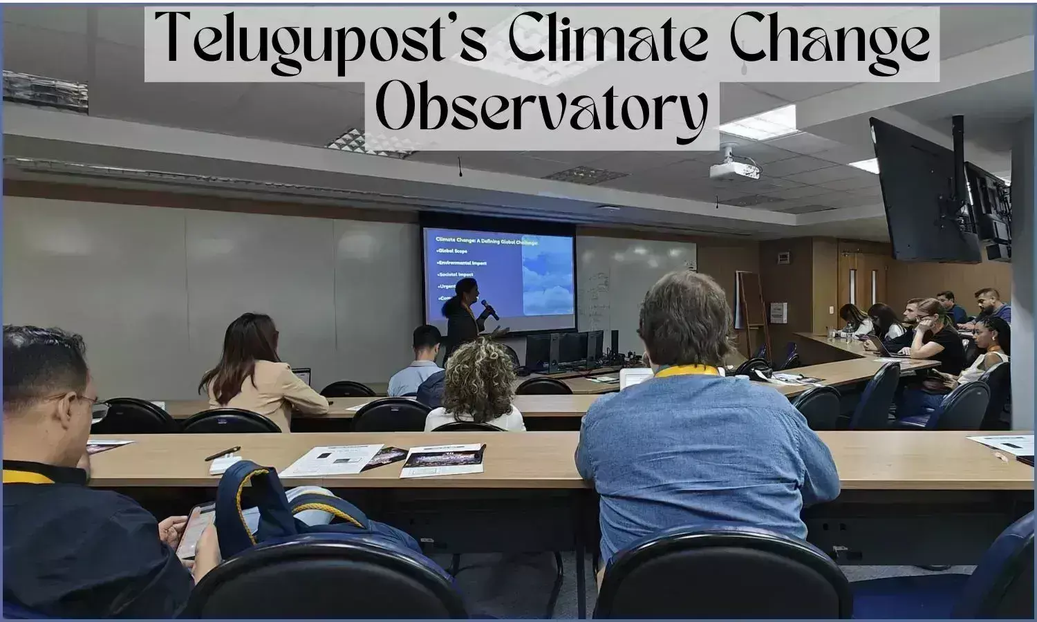Teluguposts Climate Change Observatory in Global Fact 12 in Rio de Jenerio, Brazil