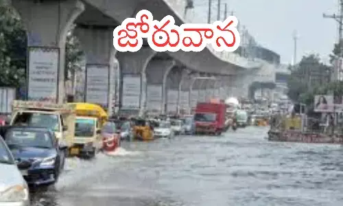 heavy rains, two days, trafic, hyderabad