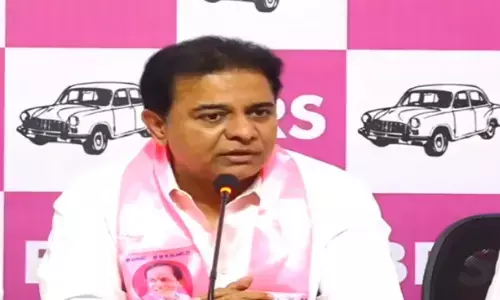 ktr, brs working president, challenge,  revanth reddy