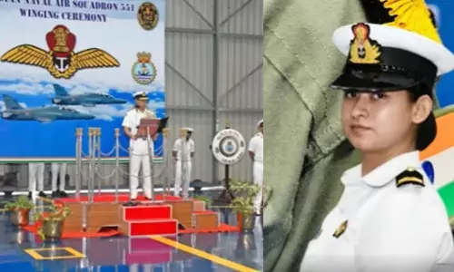 నౌకాదళంలో తొలిసారిగా మహిళా ఫైటర్ పైలట్లు!