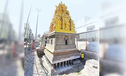 ఆలయాల ఎత్తు పెంచేస్తూ.. సరికొత్త శోభను తీసుకొస్తూ!!