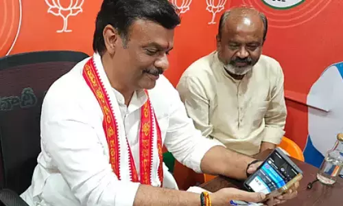 pvn madhav,  take charge, bjp state president, andhra pradesh