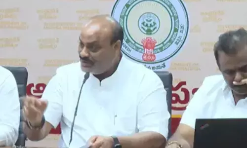 atchannaidu, ys jagans visit,  movie setting, bangarupalyam