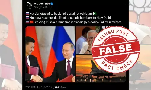 ಫ್ಯಾಕ್ಟ್‌ಚೆಕ್‌: ಪಾಕಿಸ್ತಾನದ ವಿರುದ್ಧ ಭಾರತಕ್ಕೆ ಬೆಂಬಲಿಸಲು ರಷ್ಯಾ ನಿರಾಕರಿಸಿದೆ ಎಂದು ಸುಳ್ಳು ಸುದ್ದಿ ಹಂಚಿಕೆ