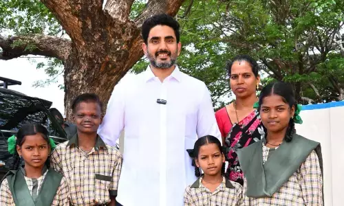 nara lokesh, minister,  interaction, talliki vandanam