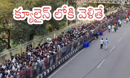 today darsan time in tirumala, rush,  devotees,  monday